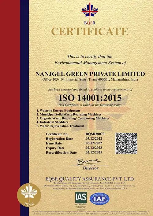 ISO 14001 Nanjgel Green