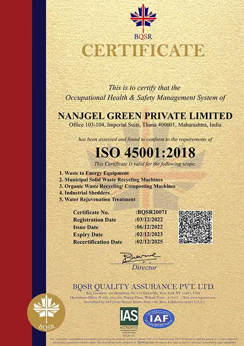 ISO 45001 Nanjgel Green
