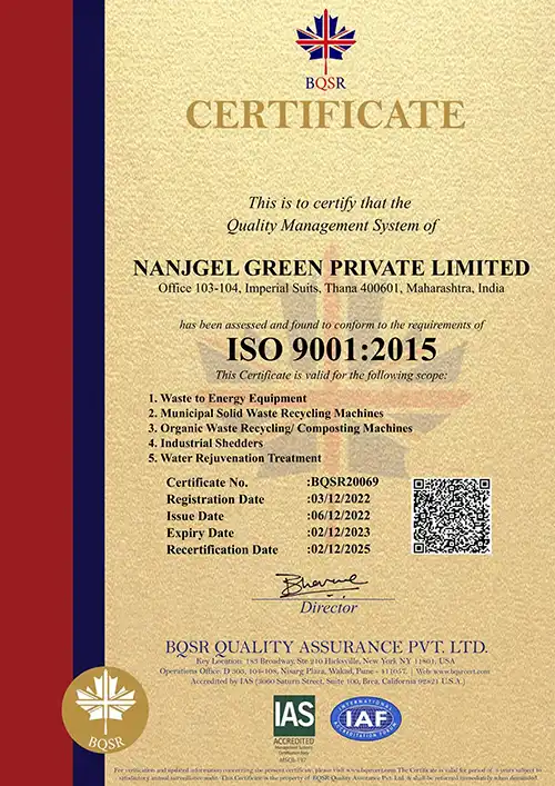 ISO 9001 Nanjgel Green